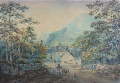 Het dorp Rydal, Westmorland door Rev. William Gilpin